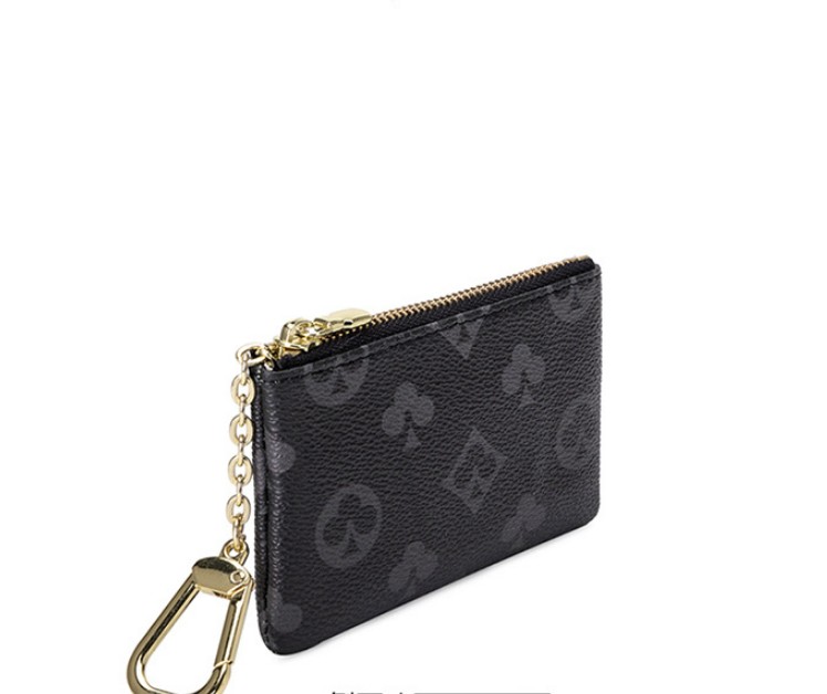 Luxurys Designers pouch men women coin purse key wallet mini wallets Credit Card letter flower printing bags
