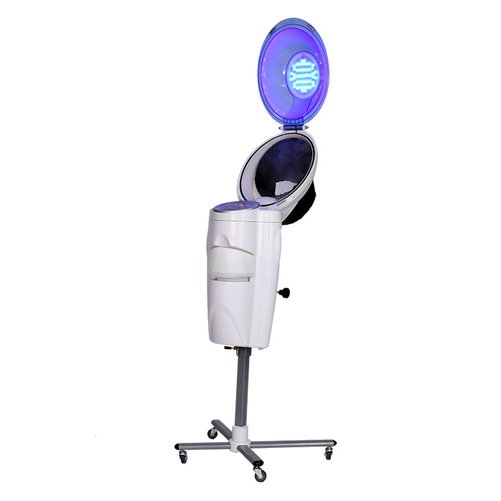 Professional Salon Hair Steamer Machine 7 Lights Functions for Dyeing Perming Oil Treatment Color ProcessorAccelerator Barber Use