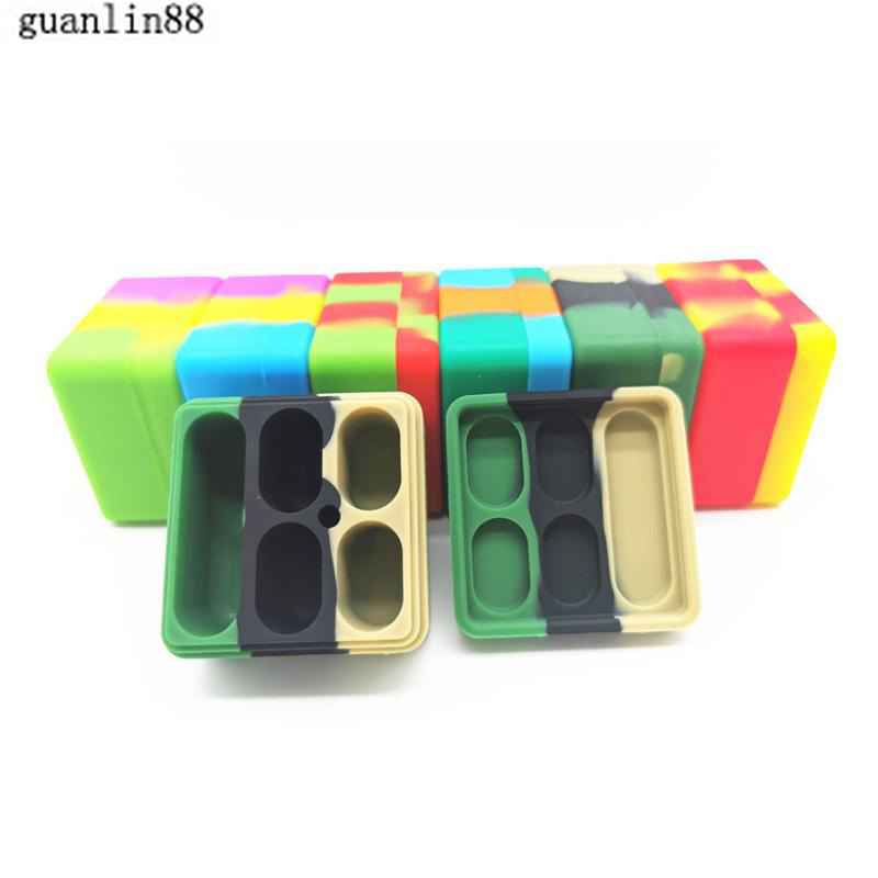 4+1 Silicone Container Case Carriers Square Box Non-stick 26ml Block Box For Dab Wax Oil Dry Herb Silicon Storage Jar
4+1 Silicone Container Case Carriers Square Box Non-stick 26ml Block Box For Dab Wax Oil Dry Herb Silicon Storage Jar