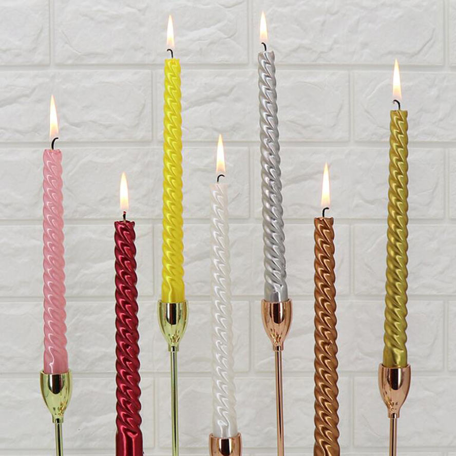 wavy candlestick candle scoliosis romantic wedding pole wax spiral straight poles candles gold and silver red white
wavy candlestick candle scoliosis romantic wedding pole wax spiral straight poles candles gold and silver red white