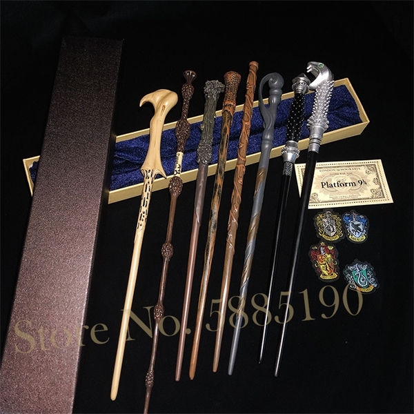 Magic Wands Metal Core Dumbledore Voldemorte Ron Hermione Magical Wand Harried Wand 4 Labels and 1 Ticket X0522
Magic Wands Metal Core Dumbledore Voldemorte Ron Hermione Magical Wand Harried Wand 4 Labels and 1 Ticket X0522