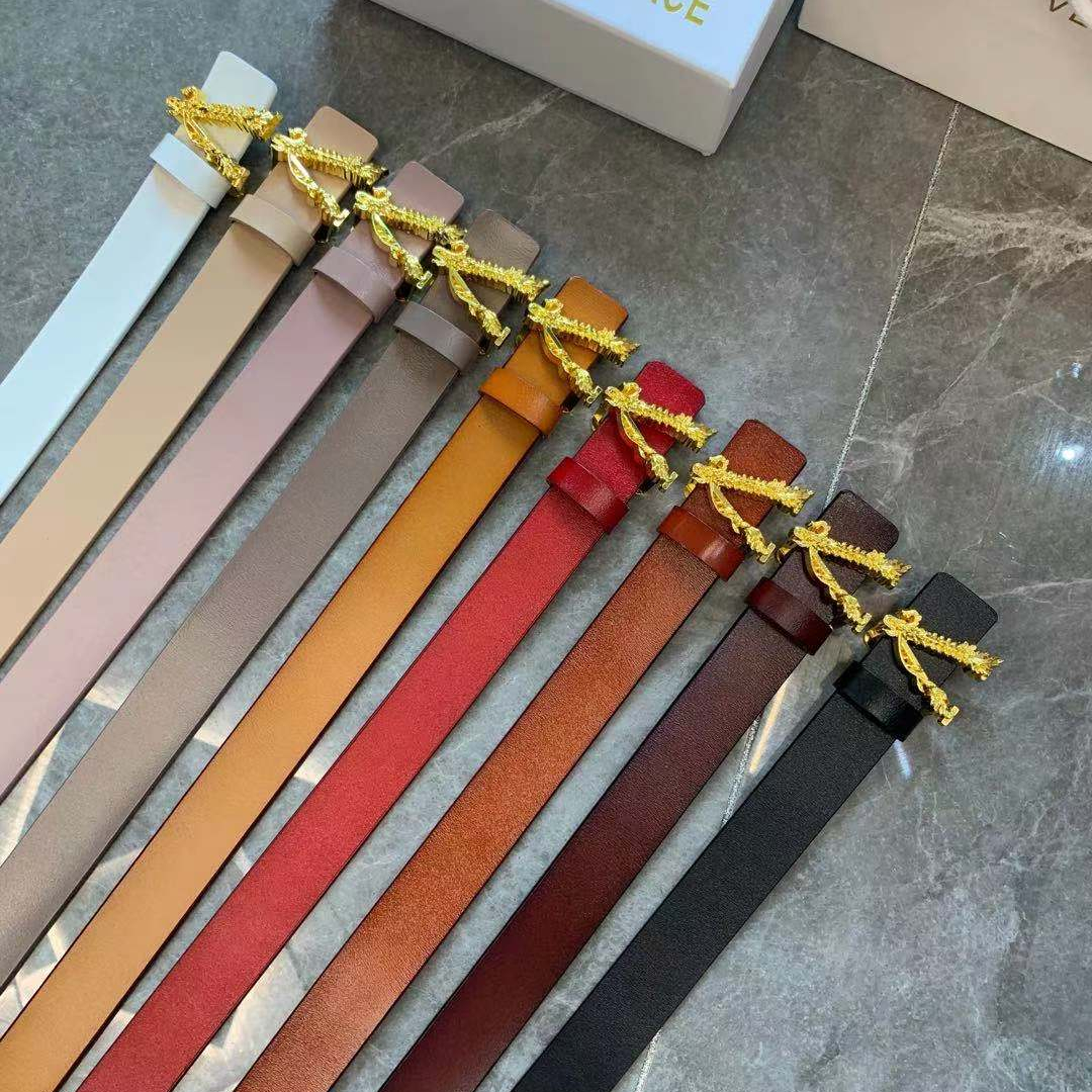 Luxury design leather belt gold plated V buckle high quality women's fashion accessories in a variety of colors optional, Multi
Luxury design leather belt gold plated V buckle high quality women's fashion accessories in a variety of colors optional, Multi