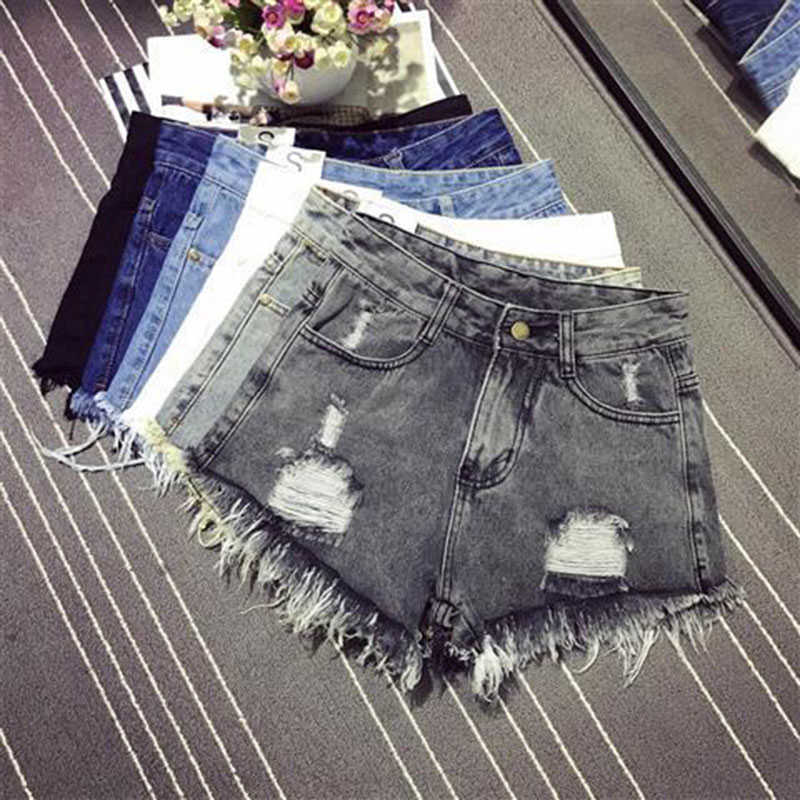 Korea Fashion Summer Women High Waist Jean Shorts Tassel Ripped Denim Shorts Loose Casual Sexy Hole Short Plus Size 6XL D213 210608, White
Korea Fashion Summer Women High Waist Jean Shorts Tassel Ripped Denim Shorts Loose Casual Sexy Hole Short Plus Size 6XL D213 210608, White