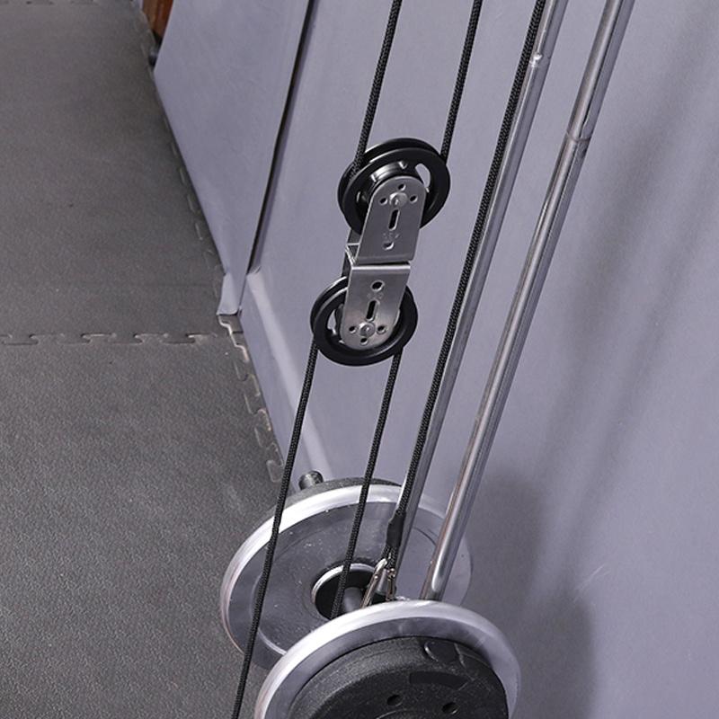 Accessories Fitness Double Pulley For DIY Home Gym Cable Machine Heavy Duty Mute Wheel Bearing Block Stainless Steel
Accessories Fitness Double Pulley For DIY Home Gym Cable Machine Heavy Duty Mute Wheel Bearing Block Stainless Steel