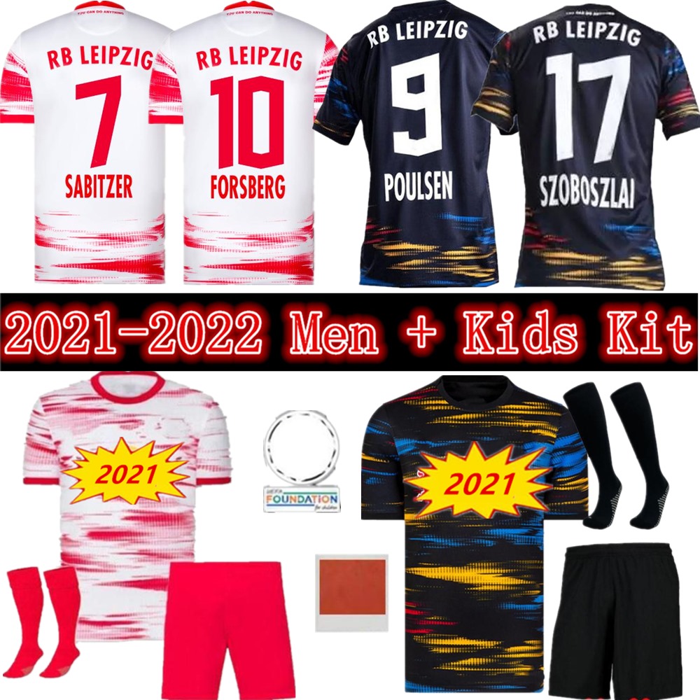 21 22 SZOBOSZLAI Soccer Jerseys 2021 Leipziges POULSEN Jersey 2022 SABITZER OLMO ADAMS NKUNKU FORSBERG Football Shirt aldult Men + Kids Kit, Black;yellow
21 22 SZOBOSZLAI Soccer Jerseys 2021 Leipziges POULSEN Jersey 2022 SABITZER OLMO ADAMS NKUNKU FORSBERG Football Shirt aldult Men + Kids Kit, Black;yellow