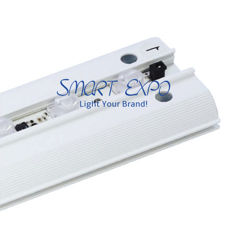 Advertising Display Led Light Box Trade Show Counter 85x100cm with Custom Logo Printing Portable Carry Bag