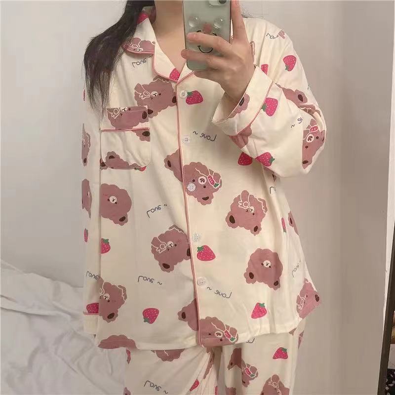 Pajamas for Women Wholesale Fashion Pyjamas Set Ladies Long Sleeve Nightwear Cute Top&Trousers Pijama Suit, Black;red
Pajamas for Women Wholesale Fashion Pyjamas Set Ladies Long Sleeve Nightwear Cute Top&Trousers Pijama Suit, Black;red