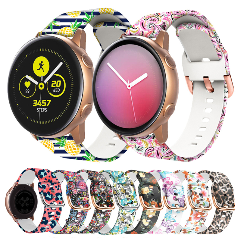 Silicone Print Straps for Samsung Galaxy Watch Active Smart Watches Strap 20mm 22mm 40 Colors Printed
Silicone Print Straps for Samsung Galaxy Watch Active Smart Watches Strap 20mm 22mm 40 Colors Printed