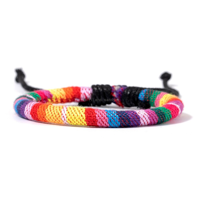 Bohemian Wax Rope Bracelet Multicolor Rainbow Adjustable Bracelets Bangle Cuff for Men Women Fashion Jewelry Will and Sandy
Bohemian Wax Rope Bracelet Multicolor Rainbow Adjustable Bracelets Bangle Cuff for Men Women Fashion Jewelry Will and Sandy