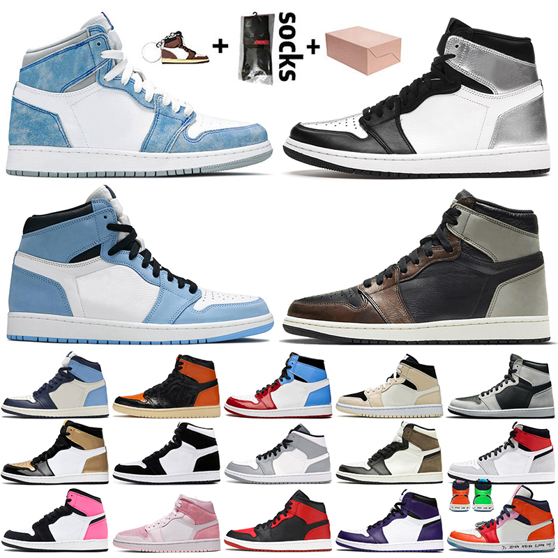 With Box 1s Jumpman Basketball Shoes Women Mens 1 High OG Hyper Royal Silver Toe University Blue Patina Jordan Trainers Sneakers Digital Pink, #35 banned 36-46
With Box 1s Jumpman Basketball Shoes Women Mens 1 High OG Hyper Royal Silver Toe University Blue Patina Jordan Trainers Sneakers Digital Pink, #35 banned 36-46