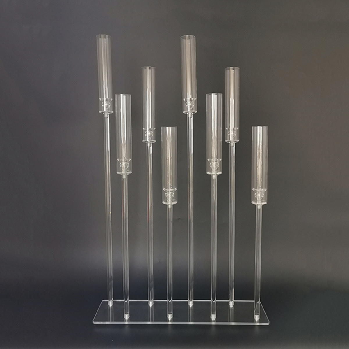 Candle Holders Transparent Acrylic Candelabra Clear Wedding Candlesticks Table Centerpieces Flower Stand Holder Big Candelabrum sunyu427 XJ260305