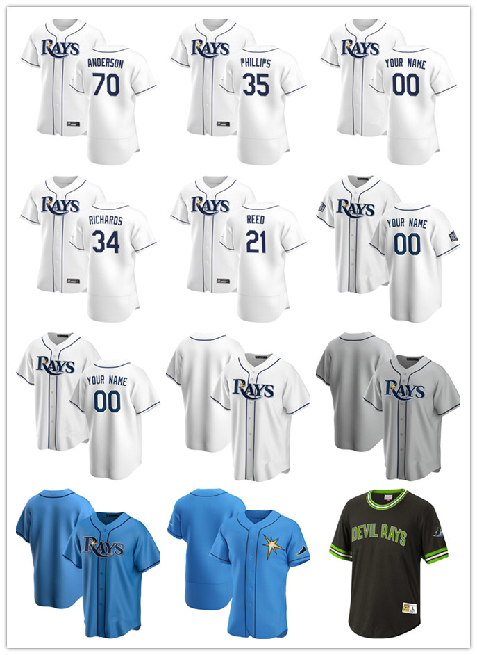 Custom Jersey Men Youth Tampa Bay Rays 35 Brett Phillips 21 Cody Reed 34 Trevor Richards 70 Nick Anderson Baseball Jerseys, Blue;black
Custom Jersey Men Youth Tampa Bay Rays 35 Brett Phillips 21 Cody Reed 34 Trevor Richards 70 Nick Anderson Baseball Jerseys, Blue;black