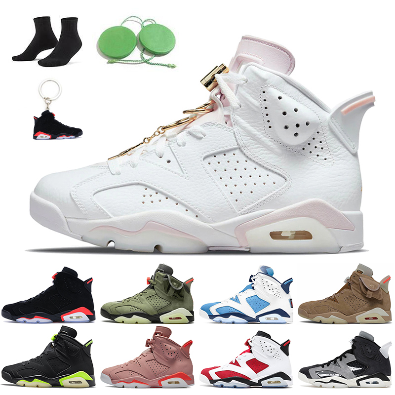 2021 Top Fashion 6s Gold Hoops Jumpman 6 Basketball Shoes UNC Travis Scotts British Khaki Carmine Black Infrared Midnight Navy Electric Gree
2021 Top Fashion 6s Gold Hoops Jumpman 6 Basketball Shoes UNC Travis Scotts British Khaki Carmine Black Infrared Midnight Navy Electric Gree