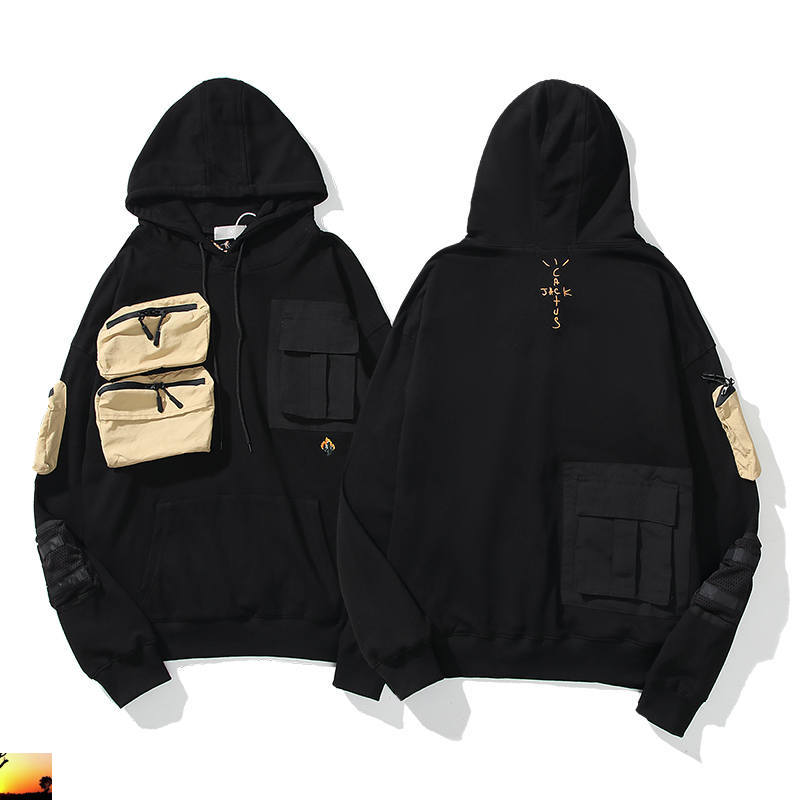 Men Women Sweatshirts Jack Hoodie Multi Pocket Motorcycle Style Hoodie Sweatshirt Golden Embroidery, Black
Men Women Sweatshirts Jack Hoodie Multi Pocket Motorcycle Style Hoodie Sweatshirt Golden Embroidery, Black