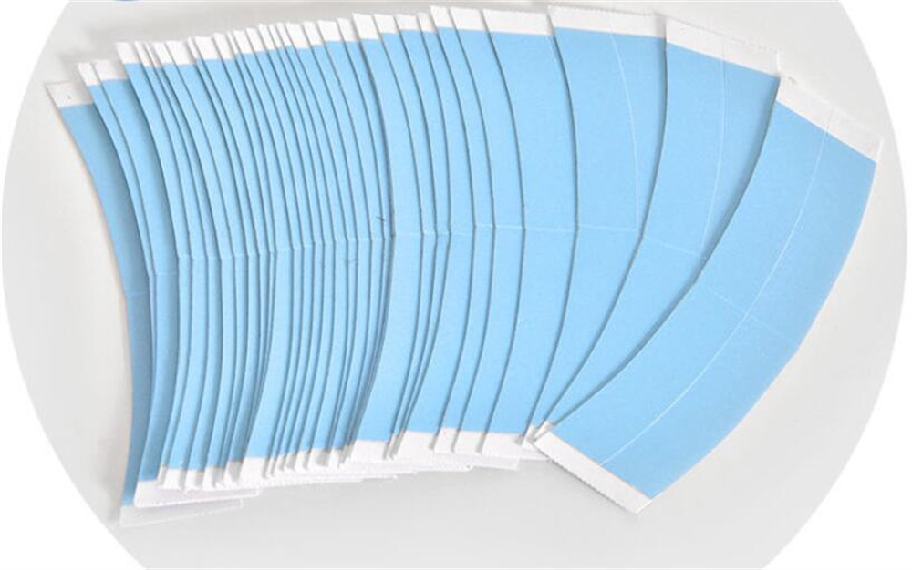 36 Pcs/bag Lace Front Hair System Toupee Hairpiece Tape Adhesive Strips Wig Tapes Double Sided Shape