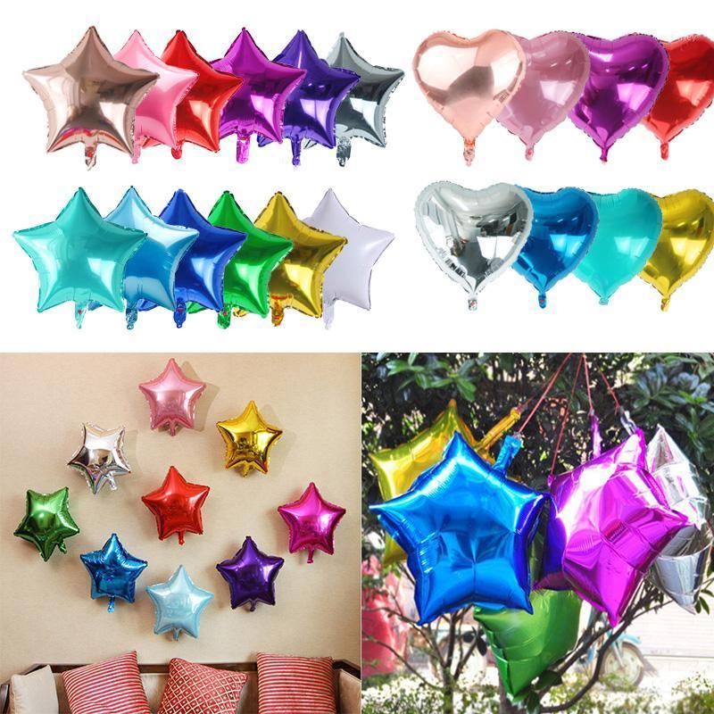 Party Decoration 5pc 18 Inch Purple Blue Rose Gold Red Foil Heart Star Balloons Happy Birthday Baby Shower Wedding Supplies
Party Decoration 5pc 18 Inch Purple Blue Rose Gold Red Foil Heart Star Balloons Happy Birthday Baby Shower Wedding Supplies