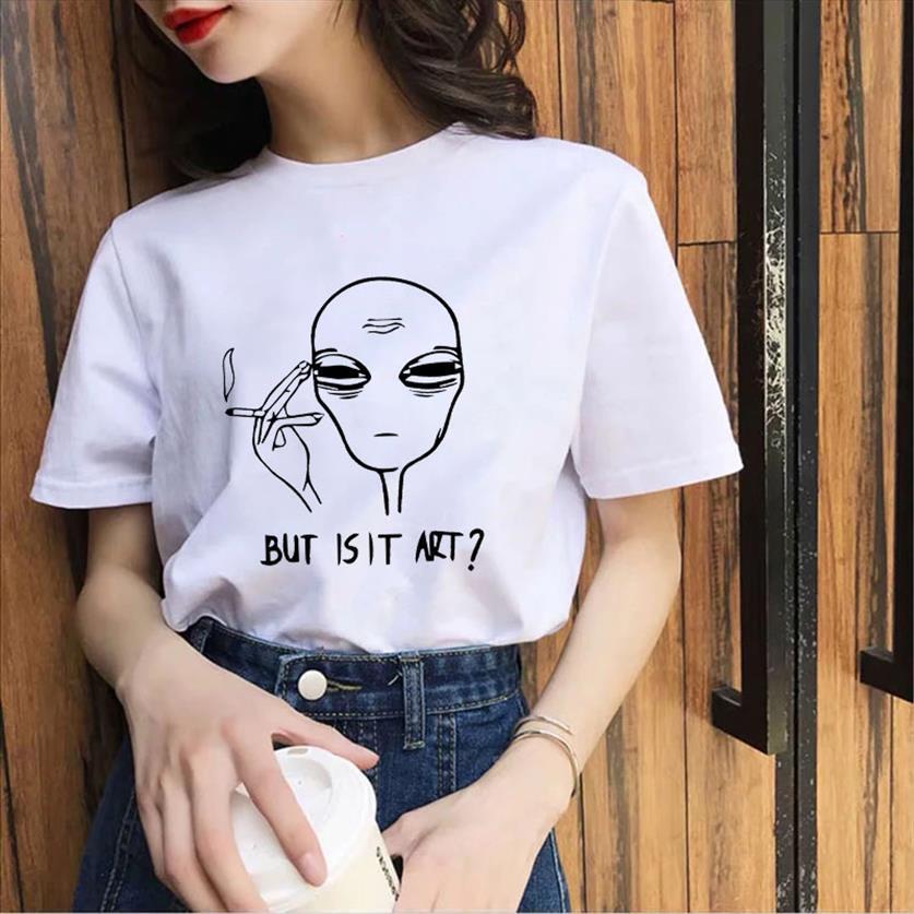 summer short sleeve floral womens flower alien fashion ladies print graphic female tee, White
summer short sleeve floral womens flower alien fashion ladies print graphic female tee, White