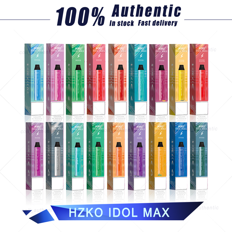 Authentic HZKO IDOL MAX Disposable Vape Pen 2000 puffs Strater Kits VS Pre-filled Kit
Authentic HZKO IDOL MAX Disposable Vape Pen 2000 puffs Strater Kits VS Pre-filled Kit