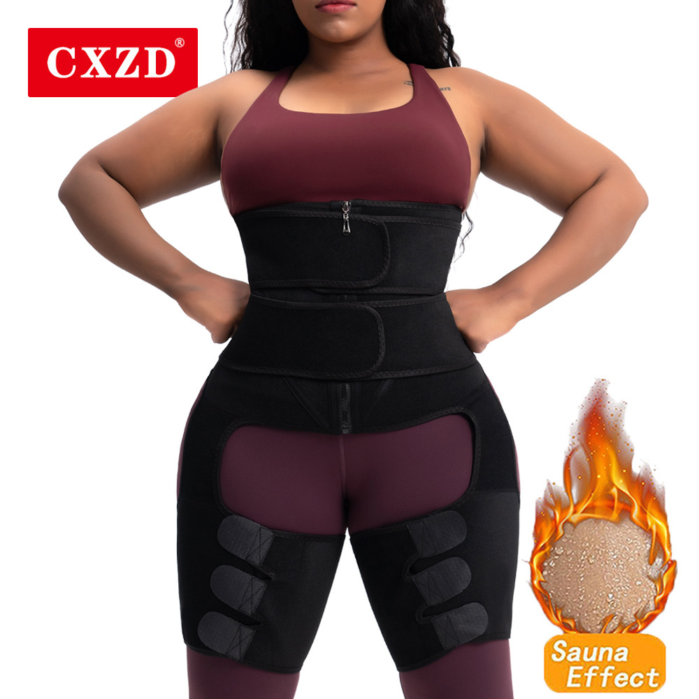 CXZD 3 in 1 Women Body Shaper Neoprene Sweat Waist Trainer Thigh Trimmer Leg Shapers Fat Burning Hip Enhancer Lift Butt Lifter, Red arm belt
CXZD 3 in 1 Women Body Shaper Neoprene Sweat Waist Trainer Thigh Trimmer Leg Shapers Fat Burning Hip Enhancer Lift Butt Lifter, Red arm belt