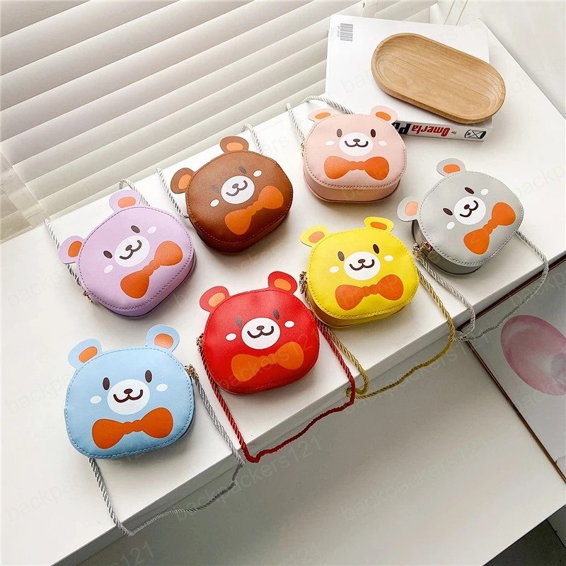 Lovely Children's Small Shoulder Bags PU Leather Cartoon Bear Girls Baby Mini Coin Purse Fashion Boys Kids Round Messenger Bag
Lovely Children's Small Shoulder Bags PU Leather Cartoon Bear Girls Baby Mini Coin Purse Fashion Boys Kids Round Messenger Bag