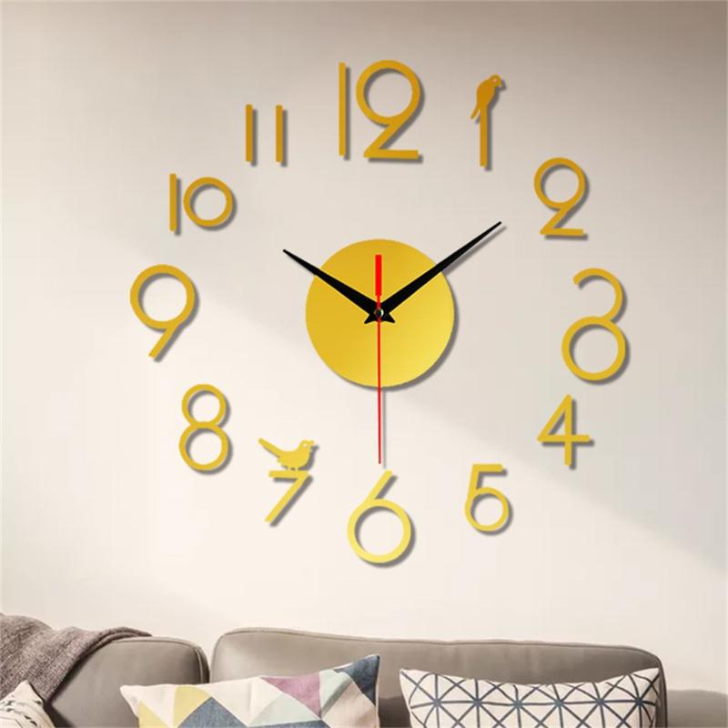 Decorative Clock Watch Modern Diy Mute Wall Home Decor Office 3d Mirror Surface Sticker Clocks Giant Frameless Tool
Decorative Clock Watch Modern Diy Mute Wall Home Decor Office 3d Mirror Surface Sticker Clocks Giant Frameless Tool