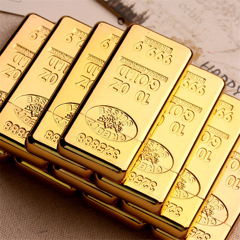 New Luxury Compact Gas Lighter Inflated Butane Bullion Refill Lighters Grinding Wheel Bar Gold Brick Metal Smoking Accessories
New Luxury Compact Gas Lighter Inflated Butane Bullion Refill Lighters Grinding Wheel Bar Gold Brick Metal Smoking Accessories