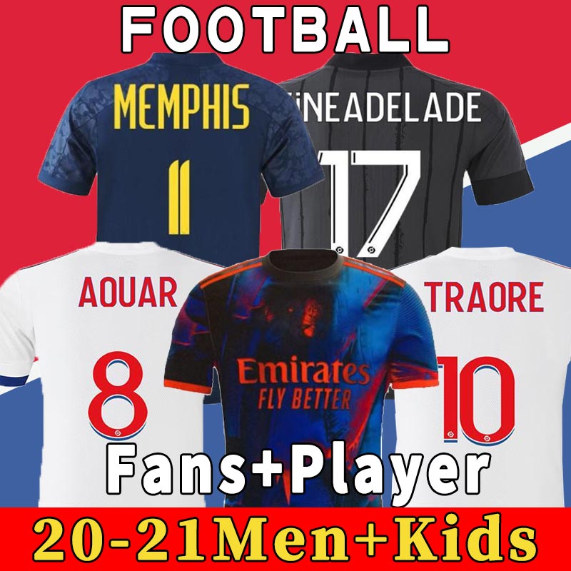 2021 Maillot de foot soccer jersey 2022 football shirt TRAORE MEMPHIS OL 4th fourth men kids kits, 20-21 away
2021 Maillot de foot soccer jersey 2022 football shirt TRAORE MEMPHIS OL 4th fourth men kids kits, 20-21 away