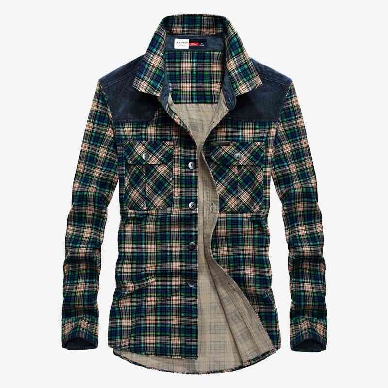 Shirt Men Military Cotton Long Sleeve Male Autumn Dress Shirt High Quality Casual Fashion Yellow Green Plaid Shirt Men 210518, Red
Shirt Men Military Cotton Long Sleeve Male Autumn Dress Shirt High Quality Casual Fashion Yellow Green Plaid Shirt Men 210518, Red
