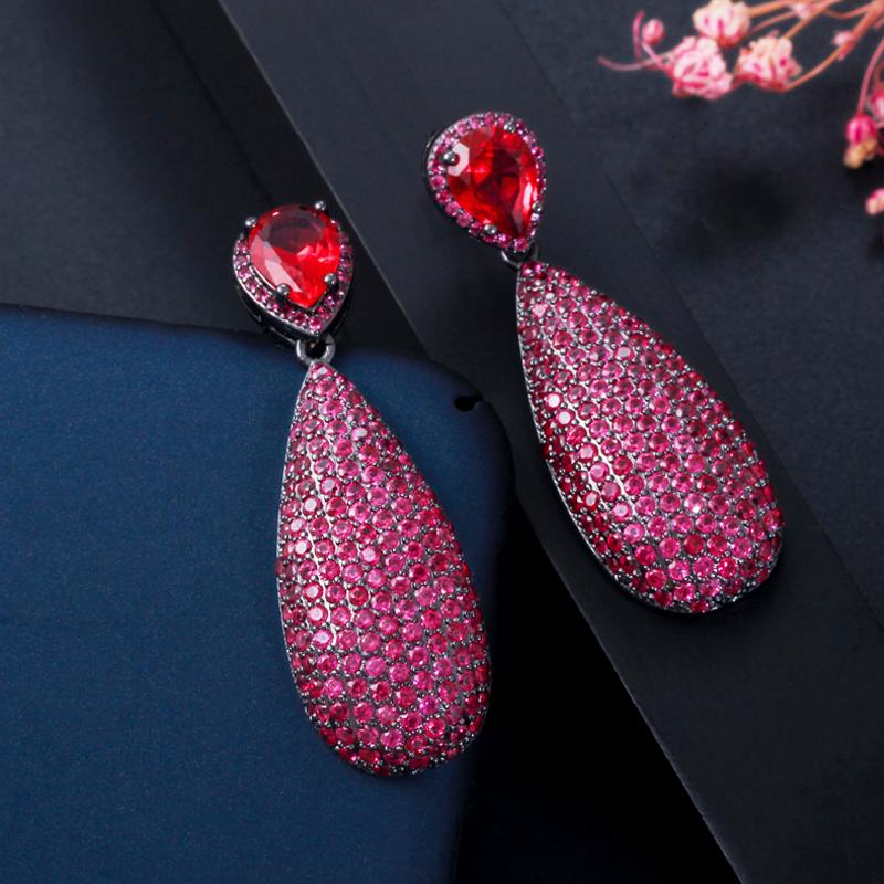 Dangle & Chandelier ThreeGraces Vintage Pink Red Cubic Zirconia Big Drop Earrings For Women Party Accessories Jewelry Xmas Gift ER720, Silver
Dangle & Chandelier ThreeGraces Vintage Pink Red Cubic Zirconia Big Drop Earrings For Women Party Accessories Jewelry Xmas Gift ER720, Silver
