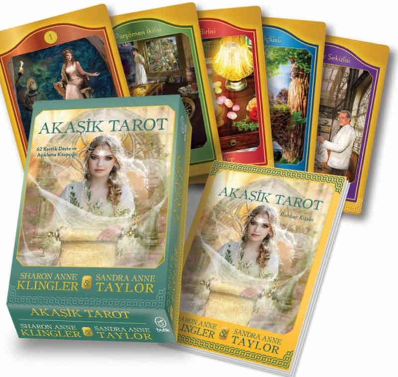 Original HAY HOUSE DIXIT Akashic Tarot Sharon Mother Klingler Sandra Anne Taylor Turkish books hobby activity development skills of developer D44Y