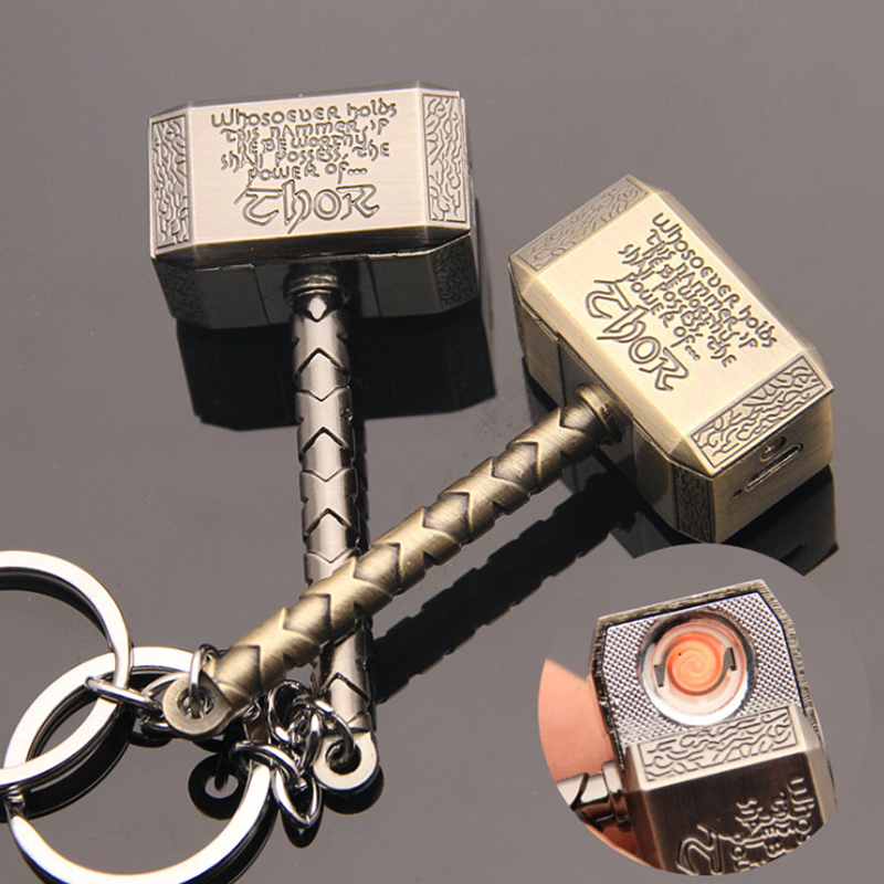 USB Eectric Recharging ighter God Of Thunder Hammer Zinc Aoy Fameess ighters smoking accessories Gadgets For Men
USB Eectric Recharging ighter God Of Thunder Hammer Zinc Aoy Fameess ighters smoking accessories Gadgets For Men
