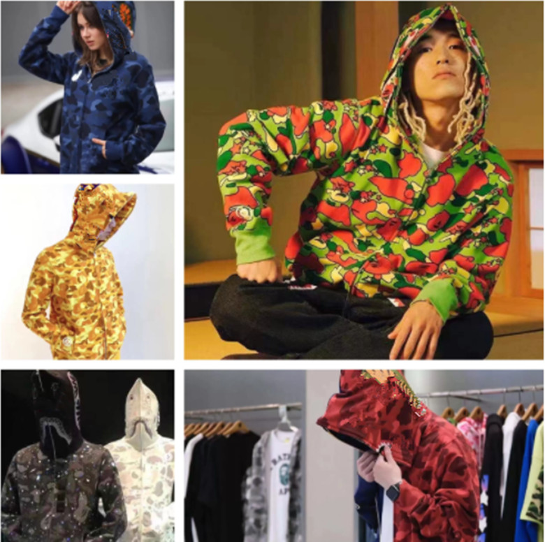 Apes hoodies luminous sweatshirt high quality Shark head men women in the same paragraph for fall and winter season cotton thickened warm jacket camouflage, 22
Apes hoodies luminous sweatshirt high quality Shark head men women in the same paragraph for fall and winter season cotton thickened warm jacket camouflage, 22