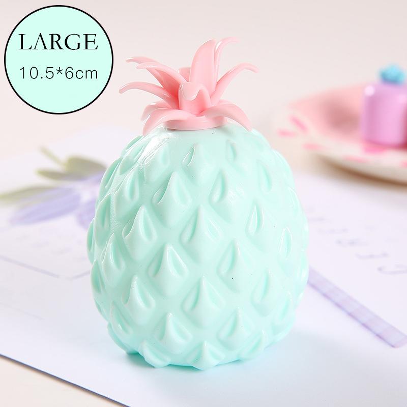 Fun Soft Pineapple Anti Stress Ball Stress Reliever Toy For Children Adult Fidget Squishy Antistress Creativity Cute Fruit Toys