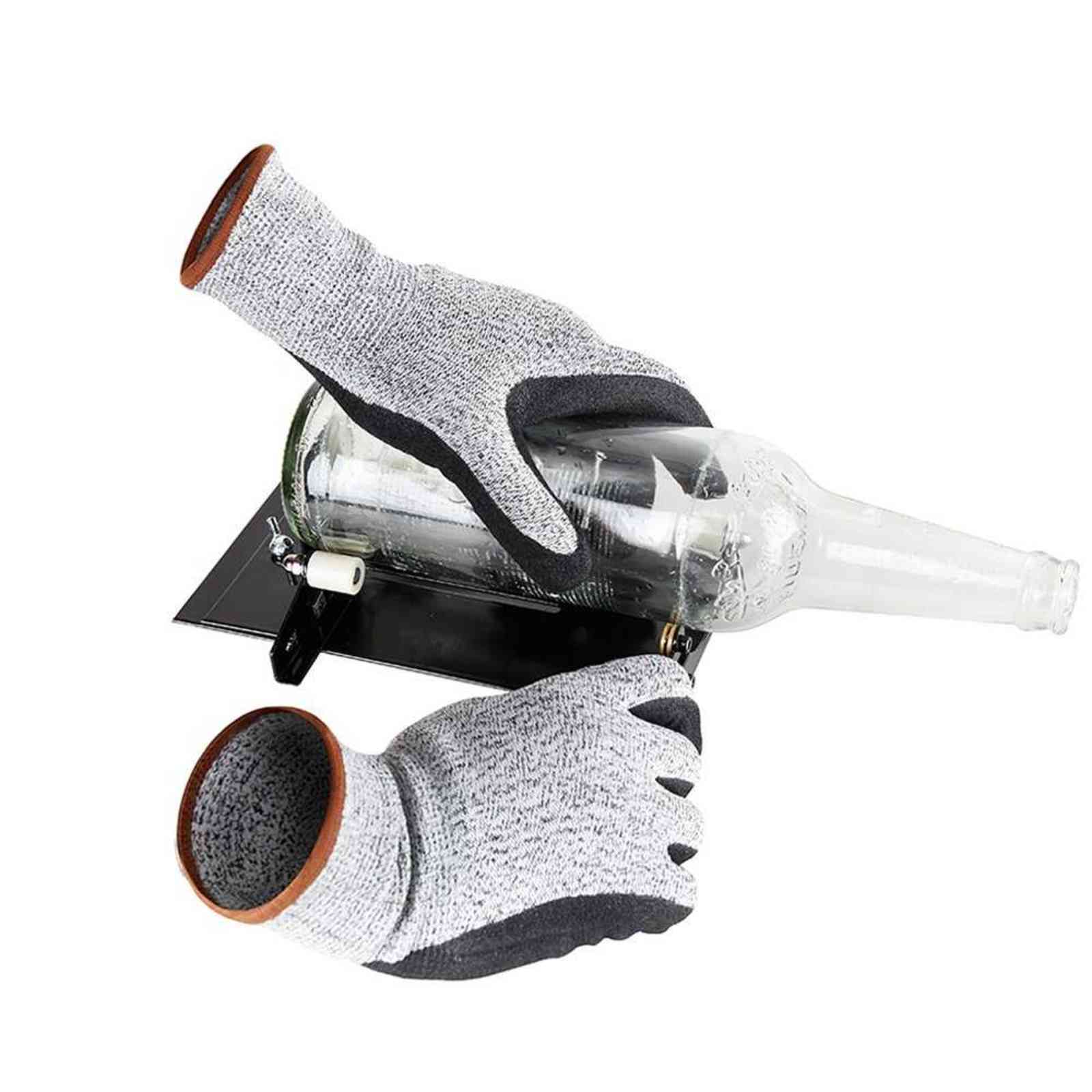 Level 5 Cut Proof Stab Resistant Wire Metal Glove Kitchen Butcher Cuts Gloves for Oyster Shucking Fish Gardening Safety 211124