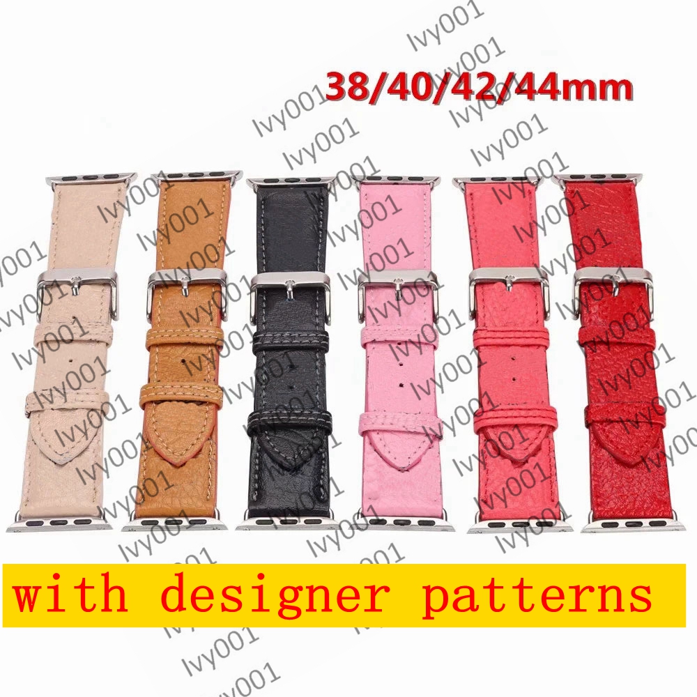 M designer Watchbands for watch strap 42mm 38mm 40mm 44mm iwatch 1 2 3 4 5 bands Leather Strap Bracelet Fashion Stripes ivy001
M designer Watchbands for watch strap 42mm 38mm 40mm 44mm iwatch 1 2 3 4 5 bands Leather Strap Bracelet Fashion Stripes ivy001