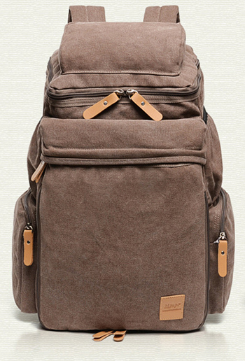 Canvas Fashion Men Backpack Canvas male School Bag Travel Backpack Rucksack