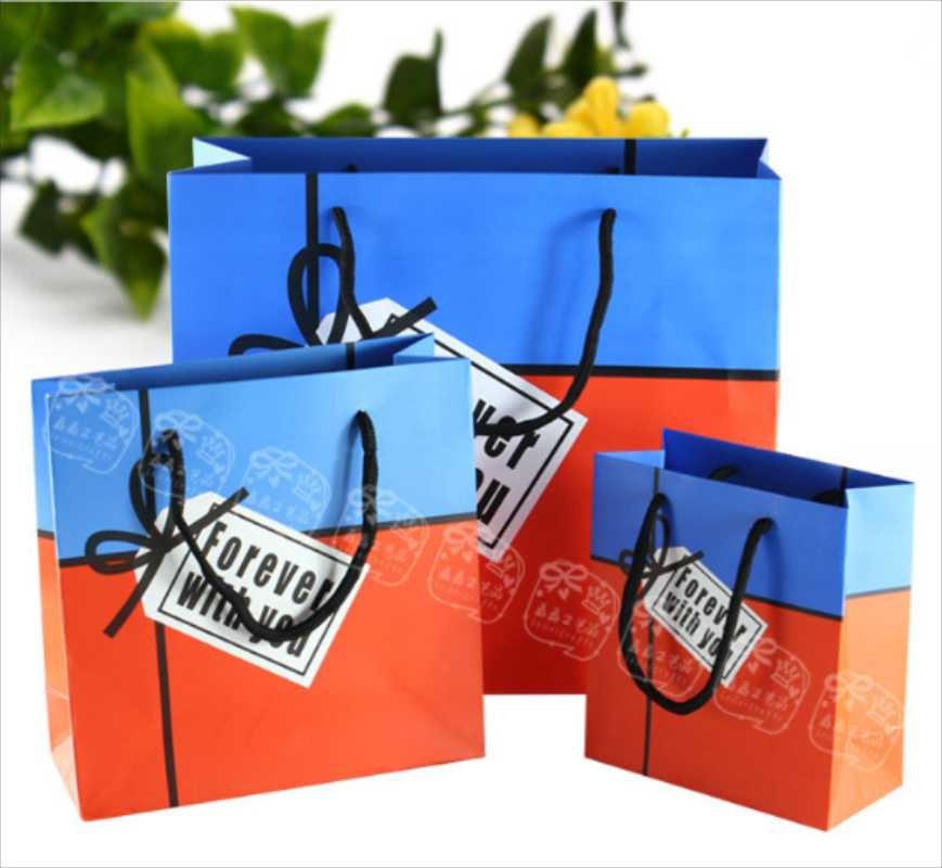 Gift Wrap Fashion English Alphabet Bag Birthday Party Merchandise Paper Handbag