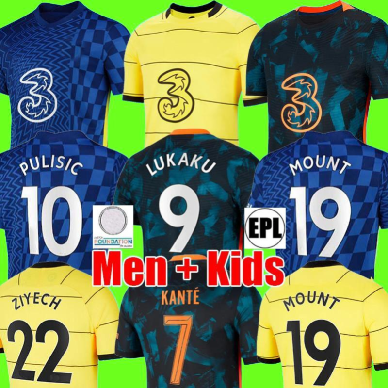 MOUNT soccer jerseys 21 22 LUKAKU HAVERTZ ALONSO KANTE JAMES WERNER PULISIC T.SILVA ZIYECH SAUL 2021 2022 home blue away yellow football shirt Men kids kit uniform, Colour 6
MOUNT soccer jerseys 21 22 LUKAKU HAVERTZ ALONSO KANTE JAMES WERNER PULISIC T.SILVA ZIYECH SAUL 2021 2022 home blue away yellow football shirt Men kids kit uniform, Colour 6