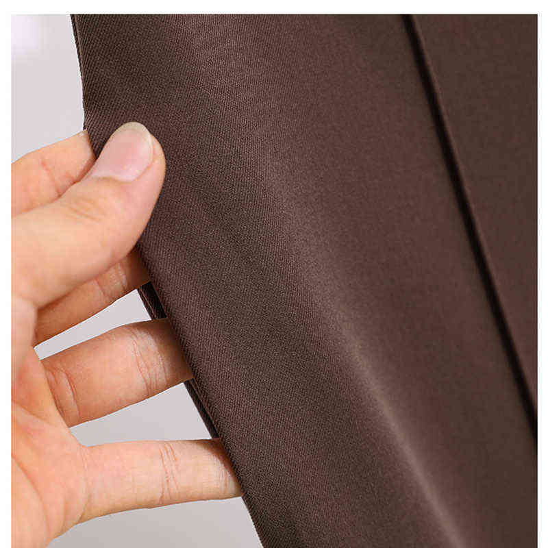 Women Chic Office Wear Straight Pants Vintage High Waist Slit Ladies Trousers Plus Size Baggy Korean Autumn Wide Leg 211115