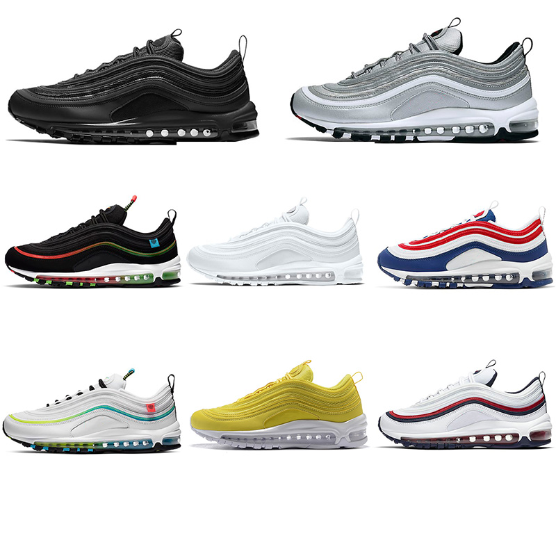 97 MSCHF x INRI Jesus Running shoes men women 97s Sean Wotherspoon Reflective Bred Red Leopard triple black sports sneakers 36-45
97 MSCHF x INRI Jesus Running shoes men women 97s Sean Wotherspoon Reflective Bred Red Leopard triple black sports sneakers 36-45