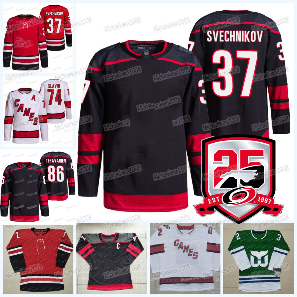 Andrei Svechnikov 2022 25TH Jersey Hurricanes Sebastian Aho Teuvo Teravainen Frederik Andersen Nino Niederreiter Jaccob Slavin Brady Skjei Tony DeAngelo Staal, Men
Andrei Svechnikov 2022 25TH Jersey Hurricanes Sebastian Aho Teuvo Teravainen Frederik Andersen Nino Niederreiter Jaccob Slavin Brady Skjei Tony DeAngelo Staal, Men