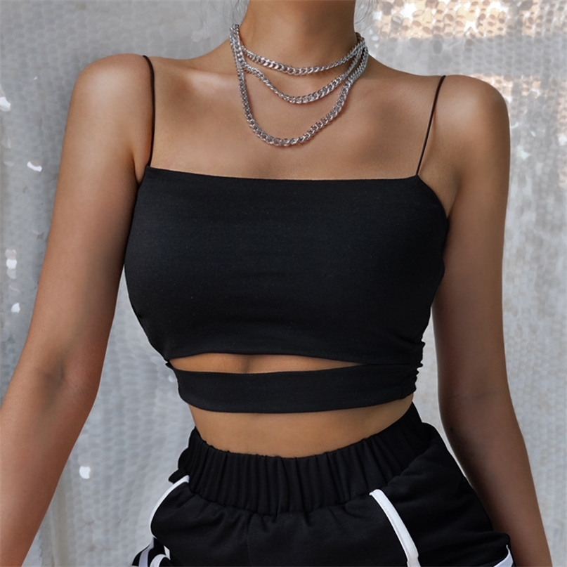 Fashion Sexy Women Summer Casual Sleeveless Cut-Out Short Tee Shirt Crop Top Vest Strap Tank Blouse 210607, Black
Fashion Sexy Women Summer Casual Sleeveless Cut-Out Short Tee Shirt Crop Top Vest Strap Tank Blouse 210607, Black