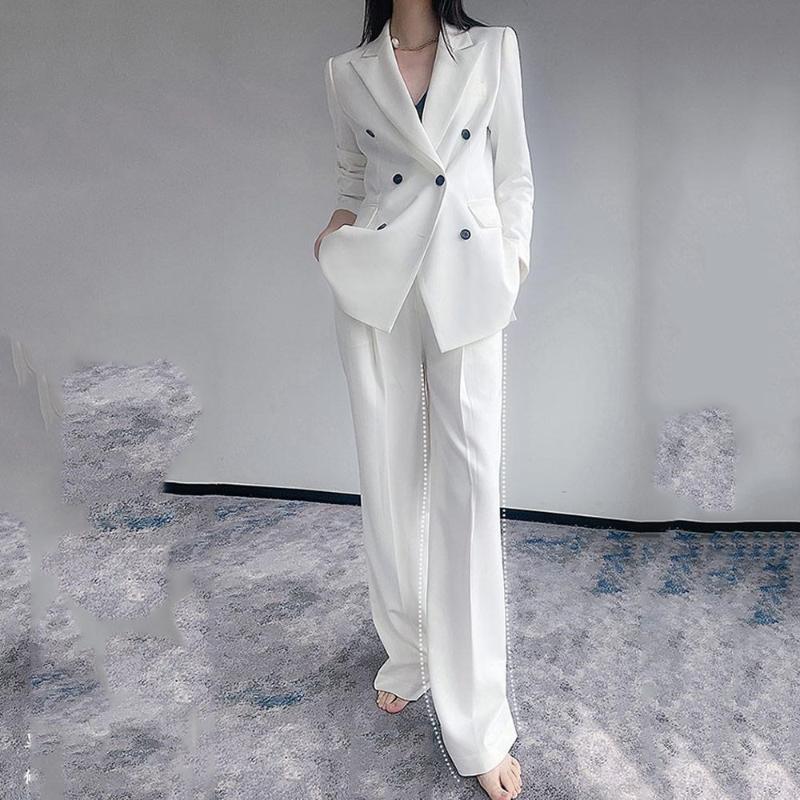 Women' Two Piece Pants 2021 Women Office White Pink Suit Two-Piece Pantsuit Elegant Blazer Female Set Casual Loose Jacket Work Clothes, Black
Women' Two Piece Pants 2021 Women Office White Pink Suit Two-Piece Pantsuit Elegant Blazer Female Set Casual Loose Jacket Work Clothes, Black