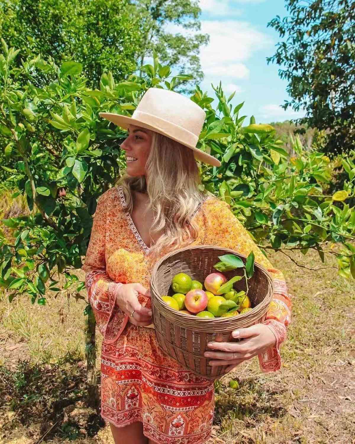 Bohemian Women V neck Location Flower Print Dress Summer Girl's Holiday Flare Long Sleeve Loose Mini Short Dresses Orange 210429
