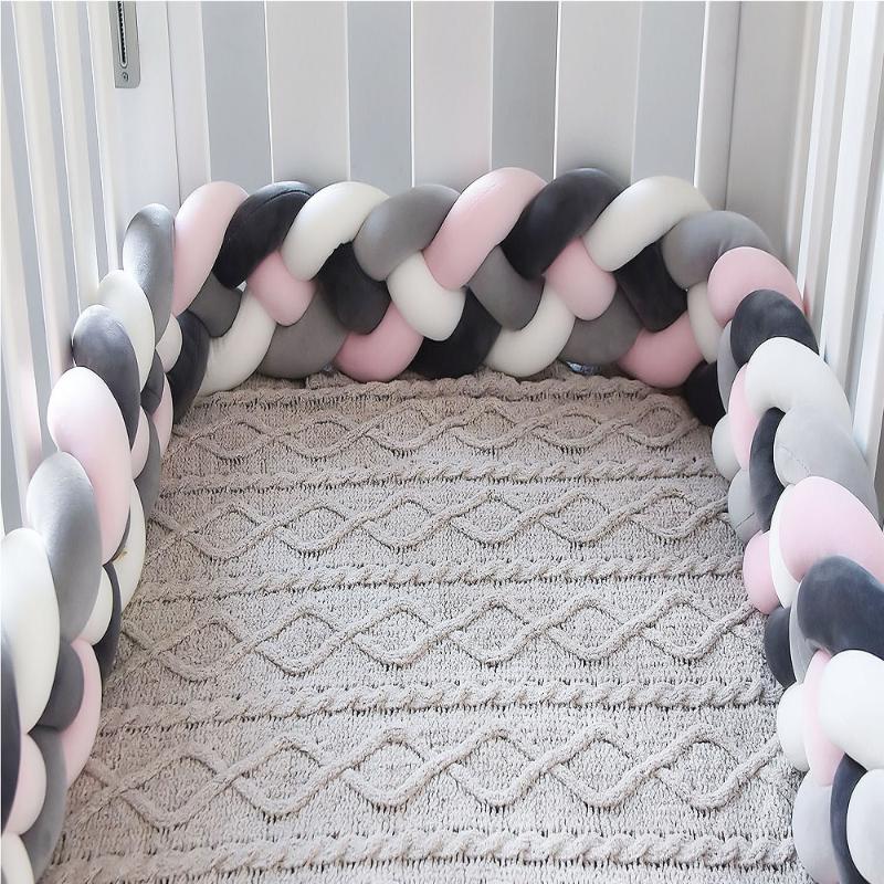 Bedding Sets 3M 4 Braided Baby Bumper Born Crib Pigtail Bed Cot Protector Cri Tour De Lit Tresse Room Decoration
Bedding Sets 3M 4 Braided Baby Bumper Born Crib Pigtail Bed Cot Protector Cri Tour De Lit Tresse Room Decoration