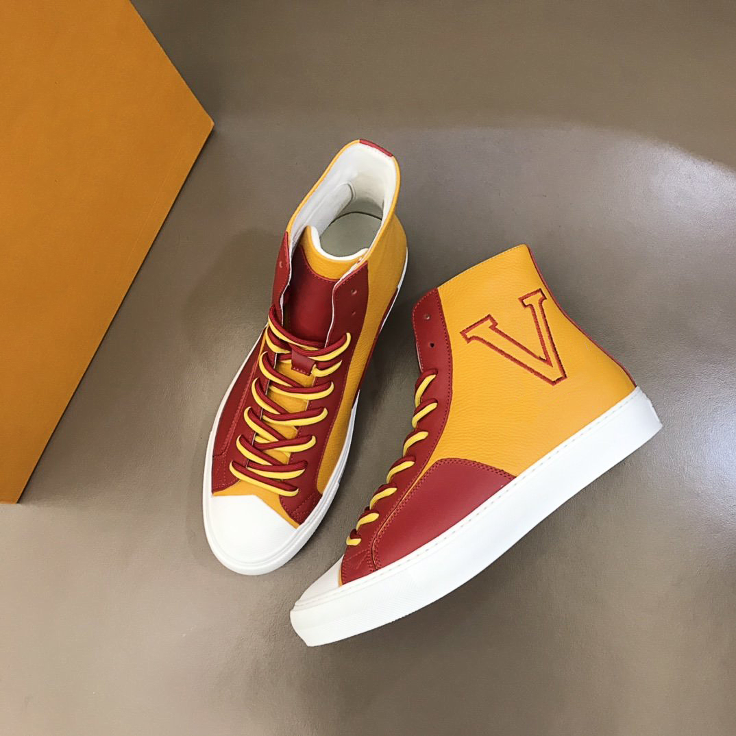 Top quality luxury designer shoes casual breathable Calfskin floral embellished clear outsole rubber for high-top sneakers, Red;white
Top quality luxury designer shoes casual breathable Calfskin floral embellished clear outsole rubber for high-top sneakers, Red;white
