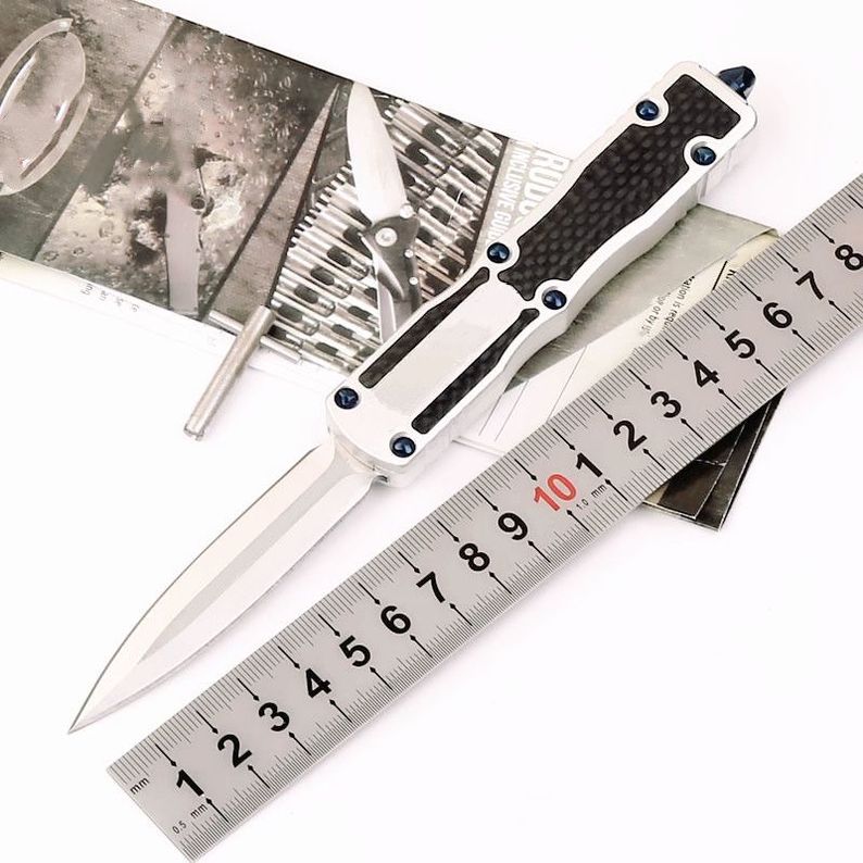Custom Prototype D2 blade double action tactical autotf knife camping knife hunting fodling knives POCKET TOOL xmas gift
Custom Prototype D2 blade double action tactical autotf knife camping knife hunting fodling knives POCKET TOOL xmas gift