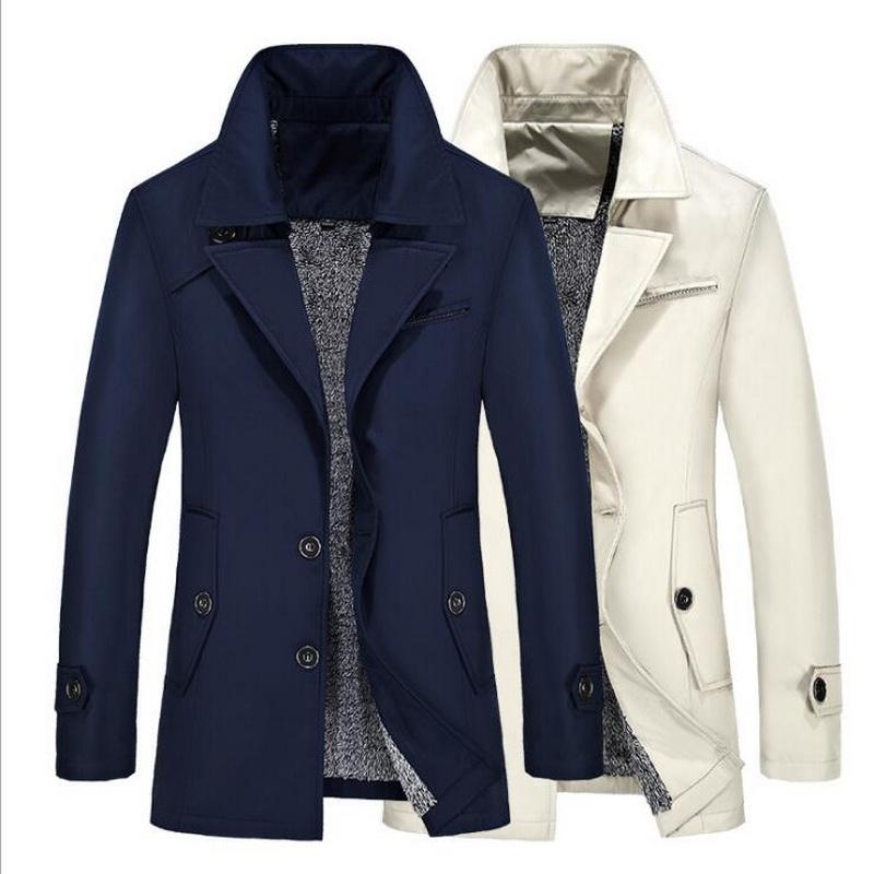 Men's Trench Coats Men Plus Velvet Mid-length Windbreaker Keep Warm Lapel Jacket Thick Outside Wind Coat -8XL, Tan;black
Men's Trench Coats Men Plus Velvet Mid-length Windbreaker Keep Warm Lapel Jacket Thick Outside Wind Coat -8XL, Tan;black
