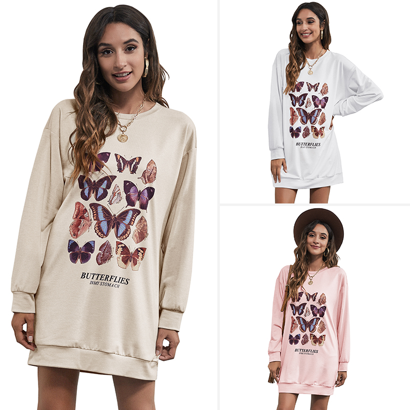Women's SweatersLong Paragraph Butterflies Printed Women's Pullovers Loose Straight Long-Sleeved Sweaters Sweet And Fashionable Autumn Women's Coat, Pink
Women's SweatersLong Paragraph Butterflies Printed Women's Pullovers Loose Straight Long-Sleeved Sweaters Sweet And Fashionable Autumn Women's Coat, Pink