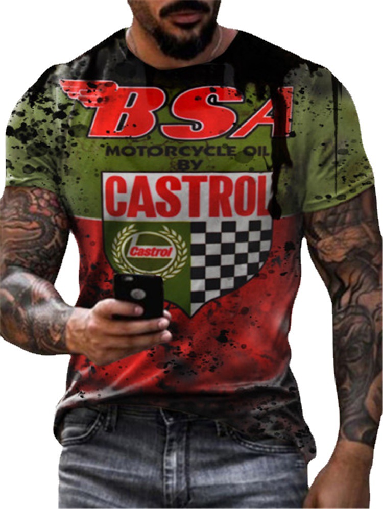 Indian pattern 3D printed T-shirt visual impact party shirt punk gothic round neck high-quality American muscle style short sleeves, Picture 3
Indian pattern 3D printed T-shirt visual impact party shirt punk gothic round neck high-quality American muscle style short sleeves, Picture 3